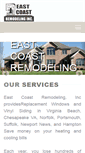 Mobile Screenshot of eastcoastremodeling.com